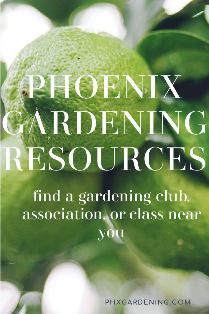 phoenix gardening resources