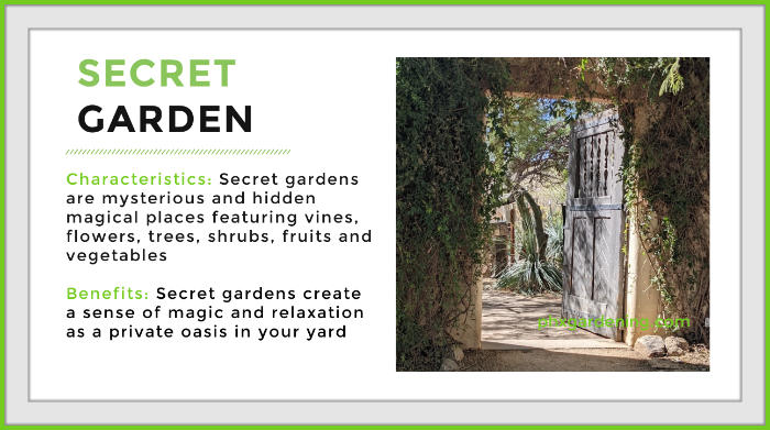 secret garden types